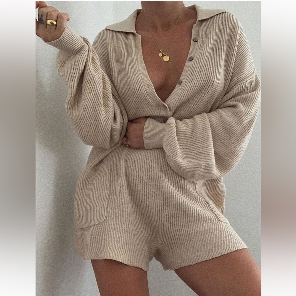 Free People Picnic Sweater Romper